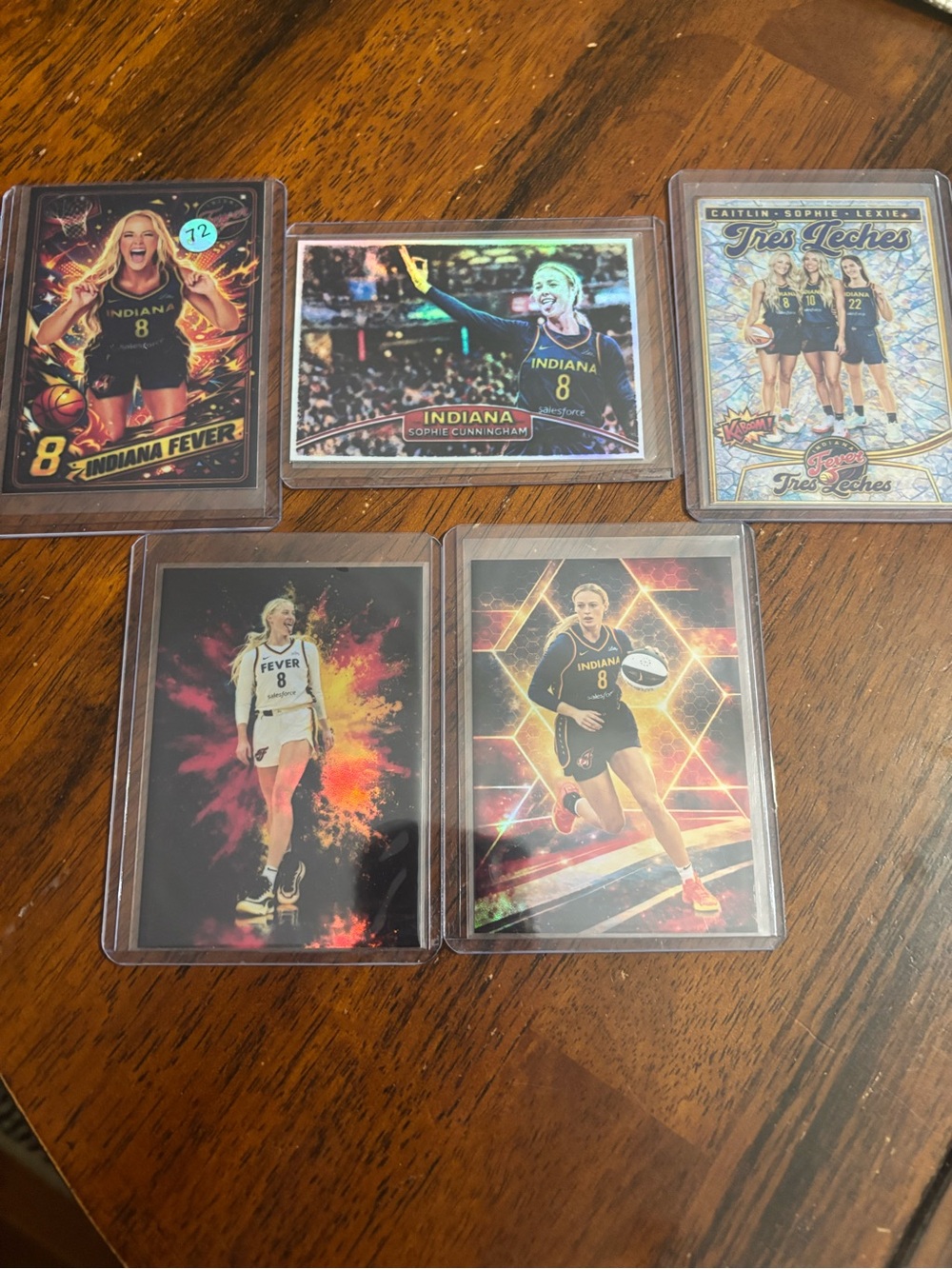 Sophie Cunningham Indiana Fever Basketball Card Set - Multi Color